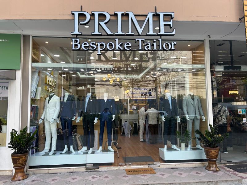 Prime Bespoke Tailor Shopfront